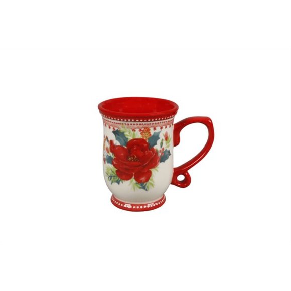 The Pioneer Woman Rosy Toile 14-Ounce Mug, Set of 4 - Picture 5 of 6